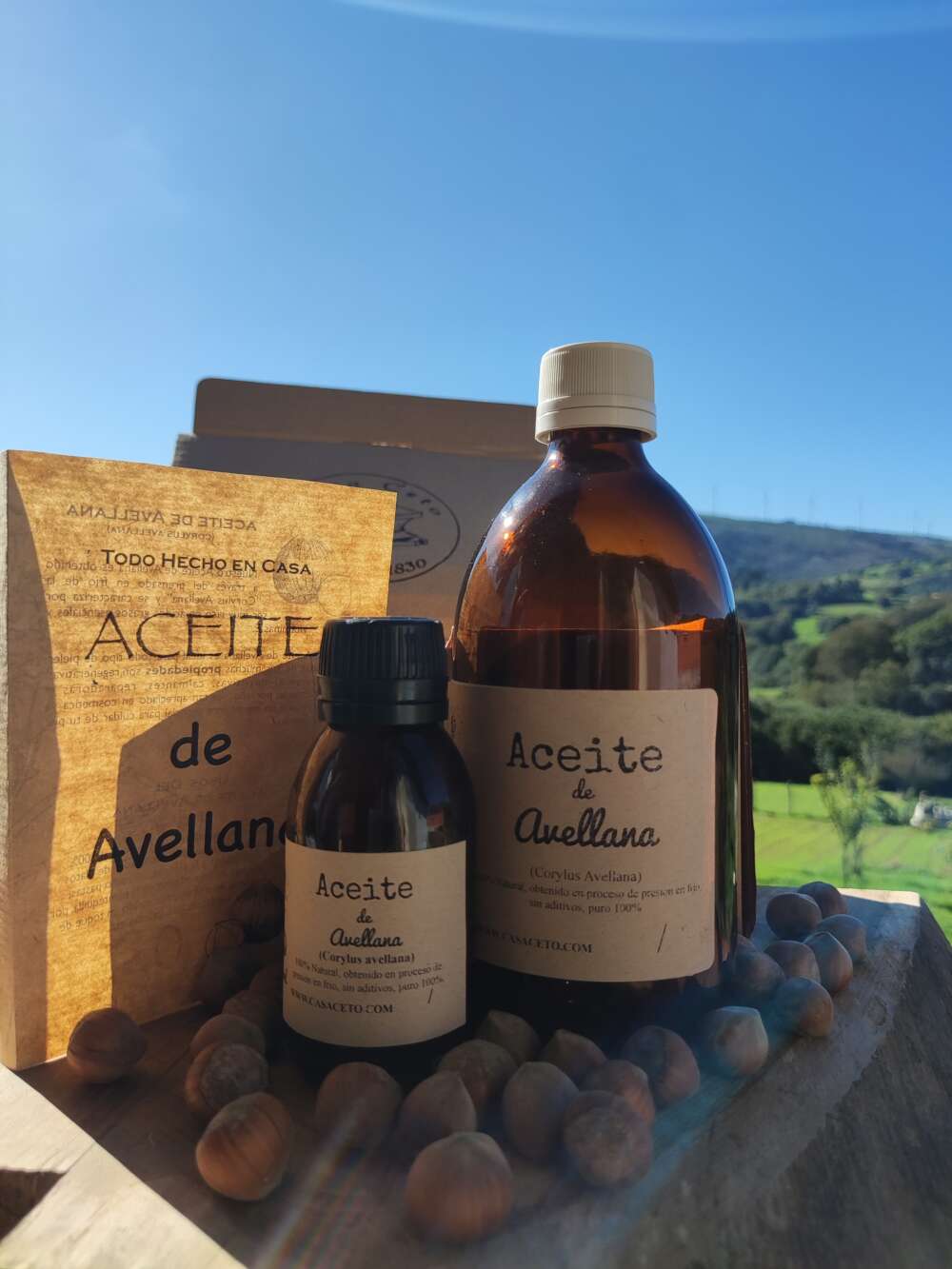 aceite de avellanas avellana 500ml aceite de avellanas 100ml