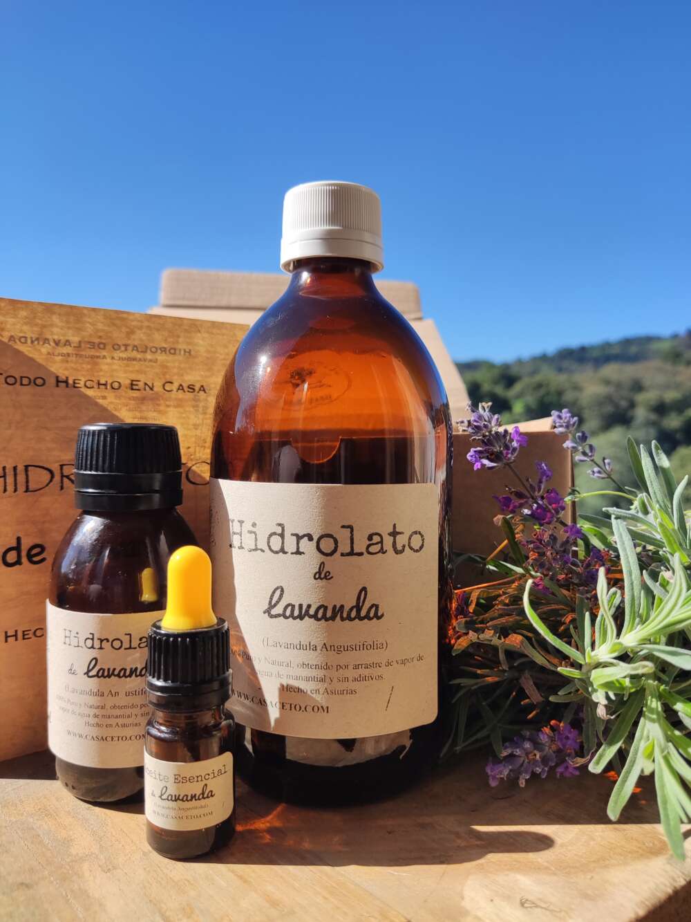 hidrolato de lavanda 100ml hidrolato de lavanda 500ml agua floral de lavanda 100ml agua floral lavanda 500ml aceite esencial de lavanda 5ml
