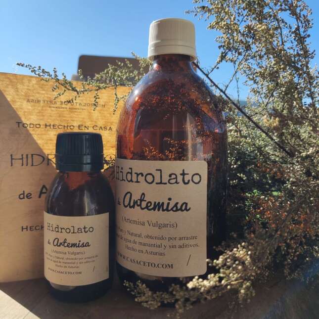 hidrolato de artemisa 500ml hidrolato de artemisa 100ml agua floral de artemisa 500ml agua floral de artemisa 100ml